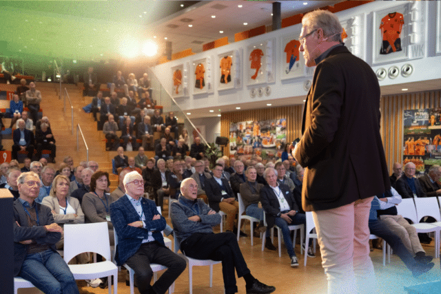 Jaarlijkse landelijke adviseursdag met inspiratie, kennisdeling en ontmoeting. In 2024 met o.a. Hans van Breukelen