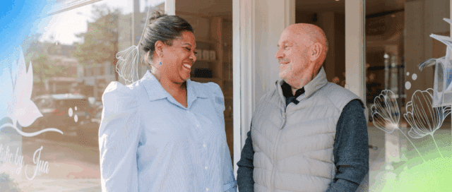 Verder praten na ons gesprek op het evenement